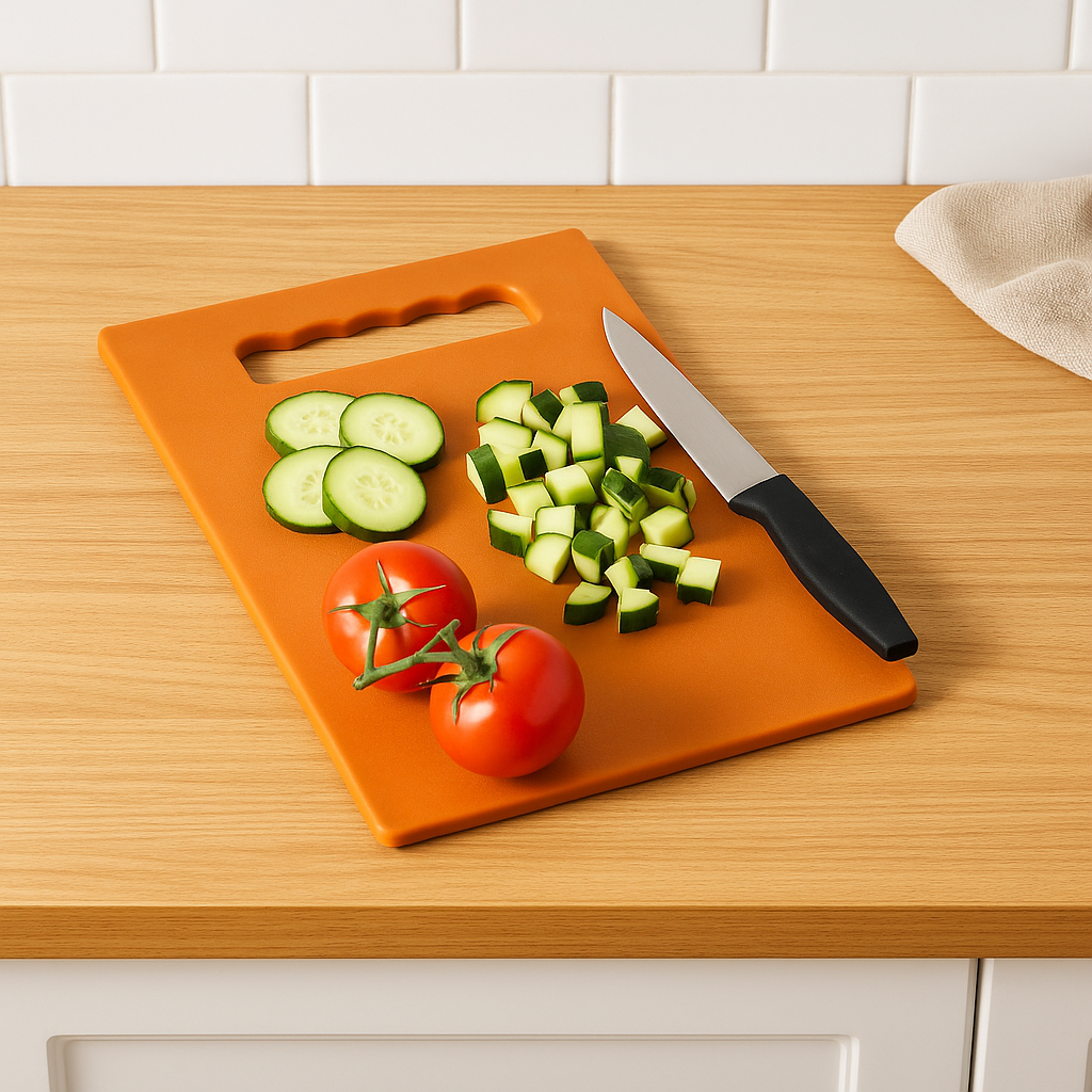 Chopping Board with Knife Set (Pack of 5) Variety Bazaar