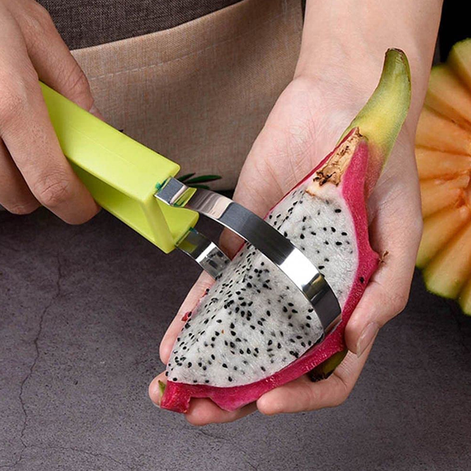 4-in-1 Stainless Steel Fruit Baller & Scooper Variety Bazaar