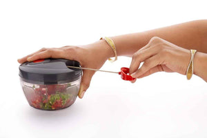 080 Manual Food Chopper Compact Powerful Hand Held Vegetable Chopperblender