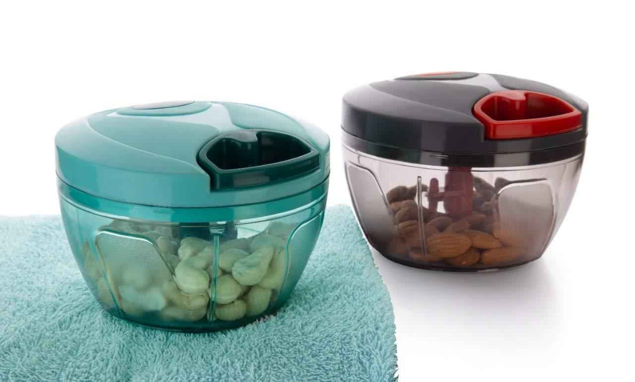 080 Manual Food Chopper Compact Powerful Hand Held Vegetable Chopperblender