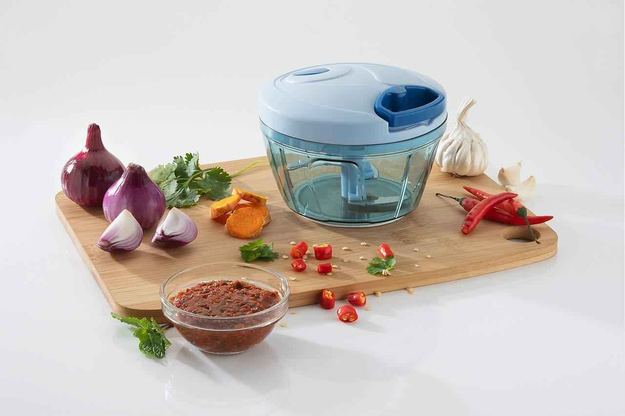 080 Manual Food Chopper Compact Powerful Hand Held Vegetable Chopperblender