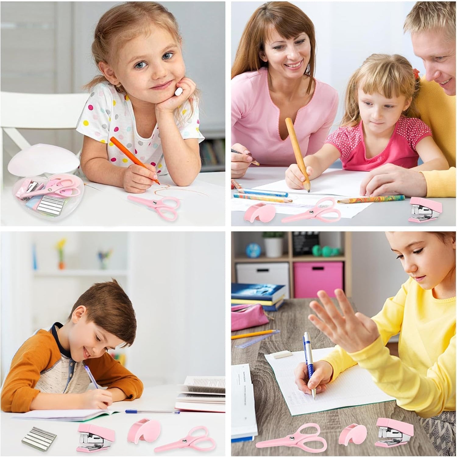 Mini Office Stationery Set (4 Pcs Set) Variety Bazaar