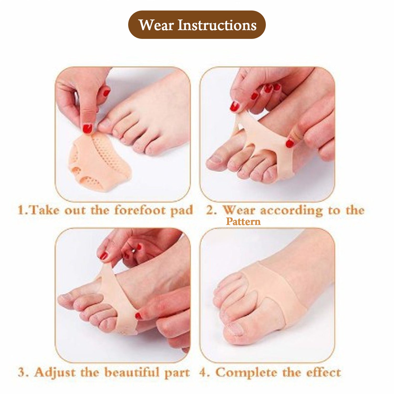 Silicone Tiptoe Protector – Cover for Men & Women Variety Bazaar