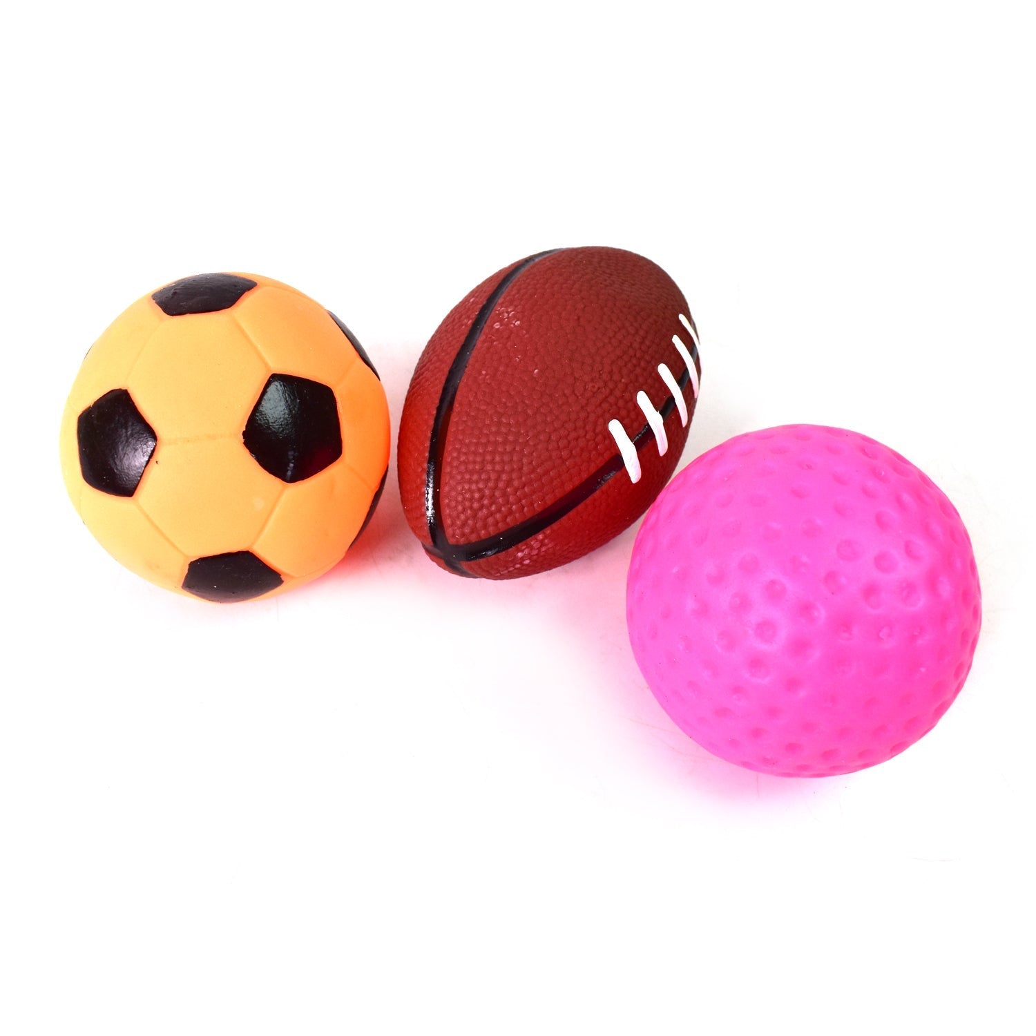Sports Squeeze Ball Toy Set of 3 Soft Balls for Kids/Toy for Kids Variety Bazaar