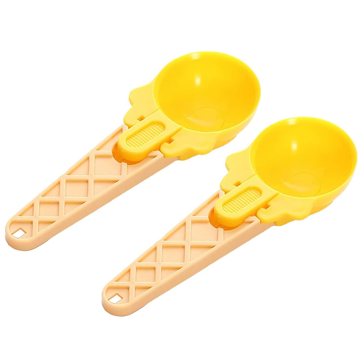 2-Piece Plastic Ice Cream & Watermelon Scooper with Trigger Dipper Variety Bazaar