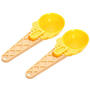 2-Piece Plastic Ice Cream & Watermelon Scooper with Trigger Dipper Variety Bazaar