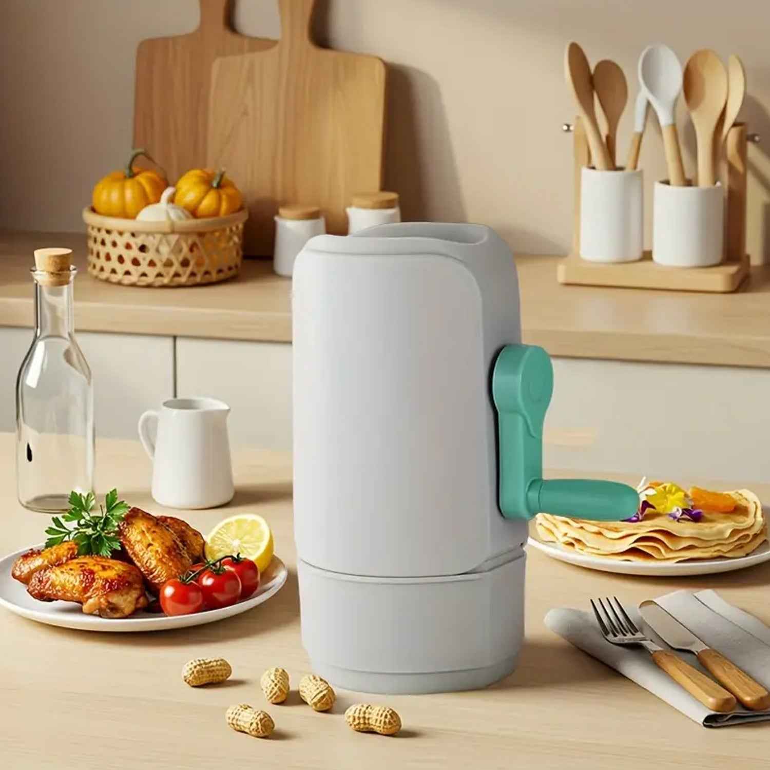 Manual Hand-Crank Peanut Sheller Machine