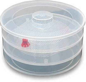 093 Plastic 3 Compartment Sprout Maker White
