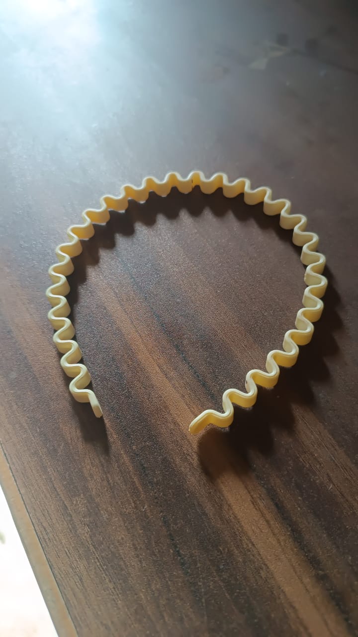 Plastic Simple Headbands Comb Headbands Hairbands (1 Pc) Variety Bazaar