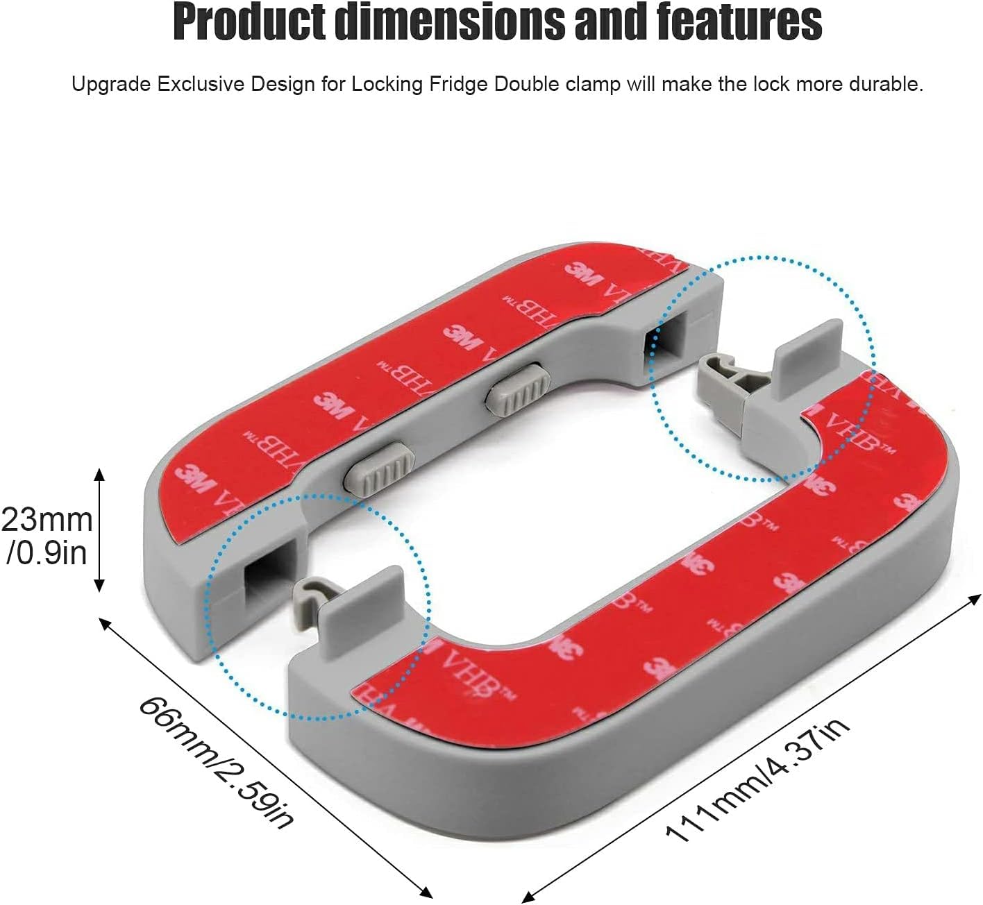 Fridge Freezer Door Lock -Baby Safety Child Lock Variety Bazaar