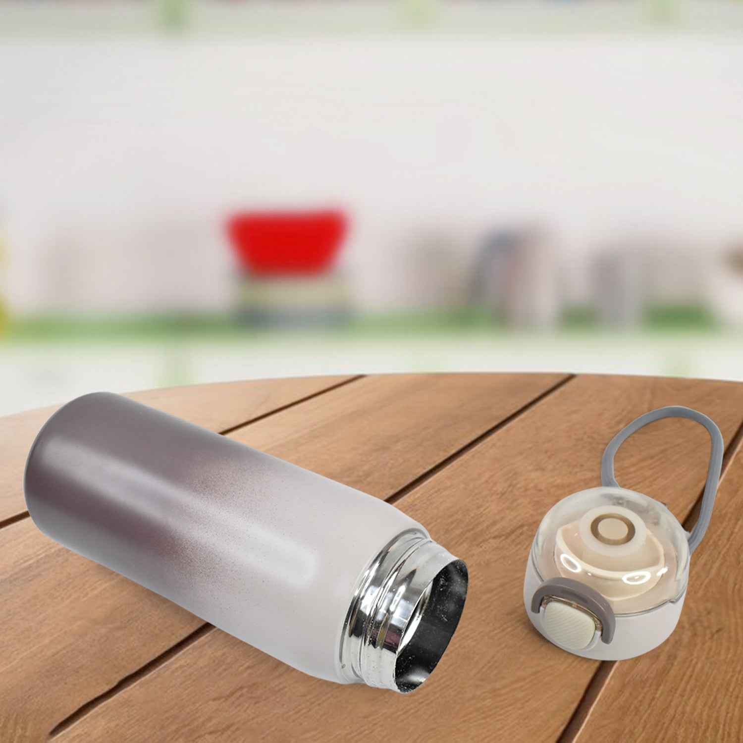 Stainless Steel Water Bottles Approx 600ML (Mix Design & Color / 1 Pc)