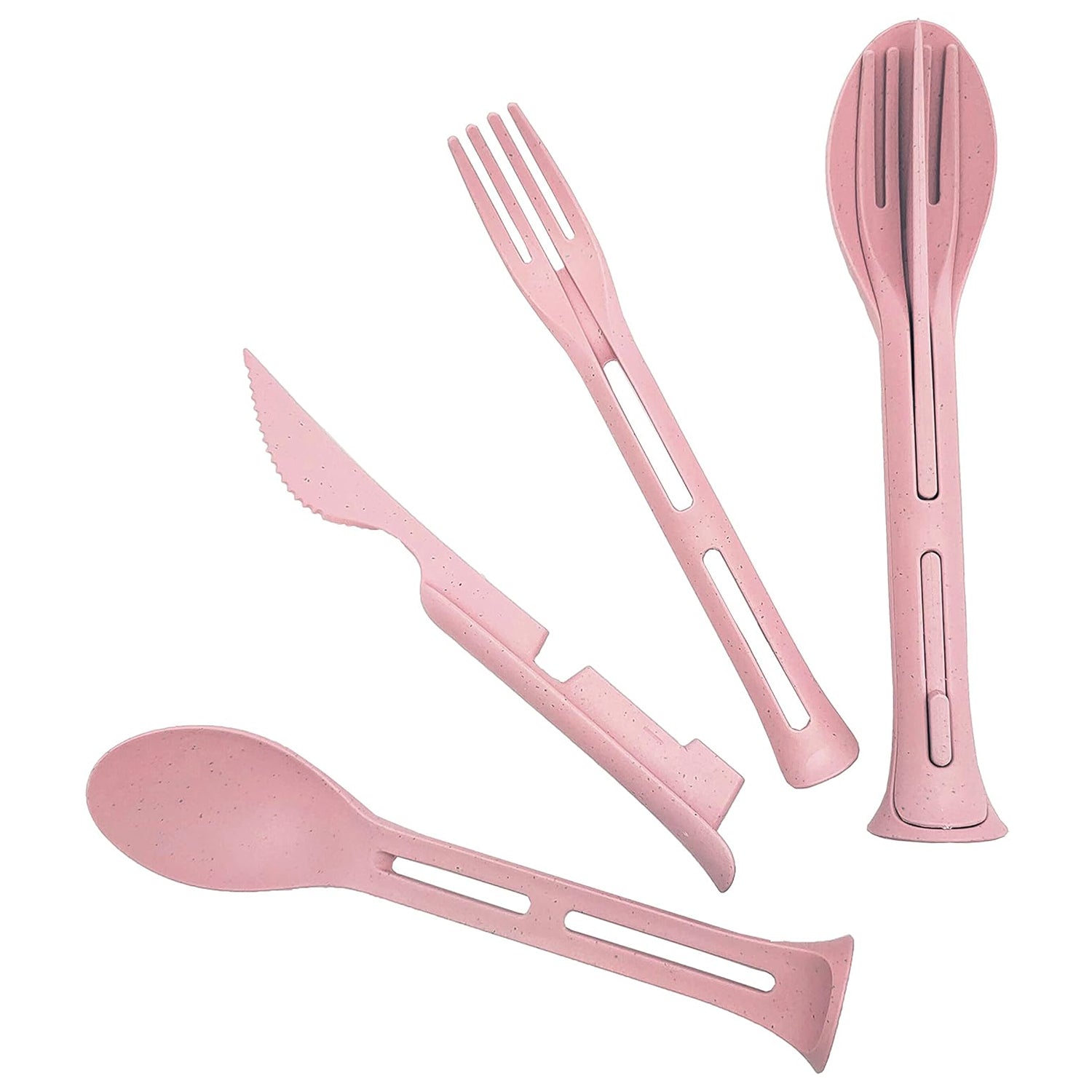 3 in 1 Reusable Spoon, Knife Forks Tableware, Spoon (3 Pcs Set) Variety Bazaar