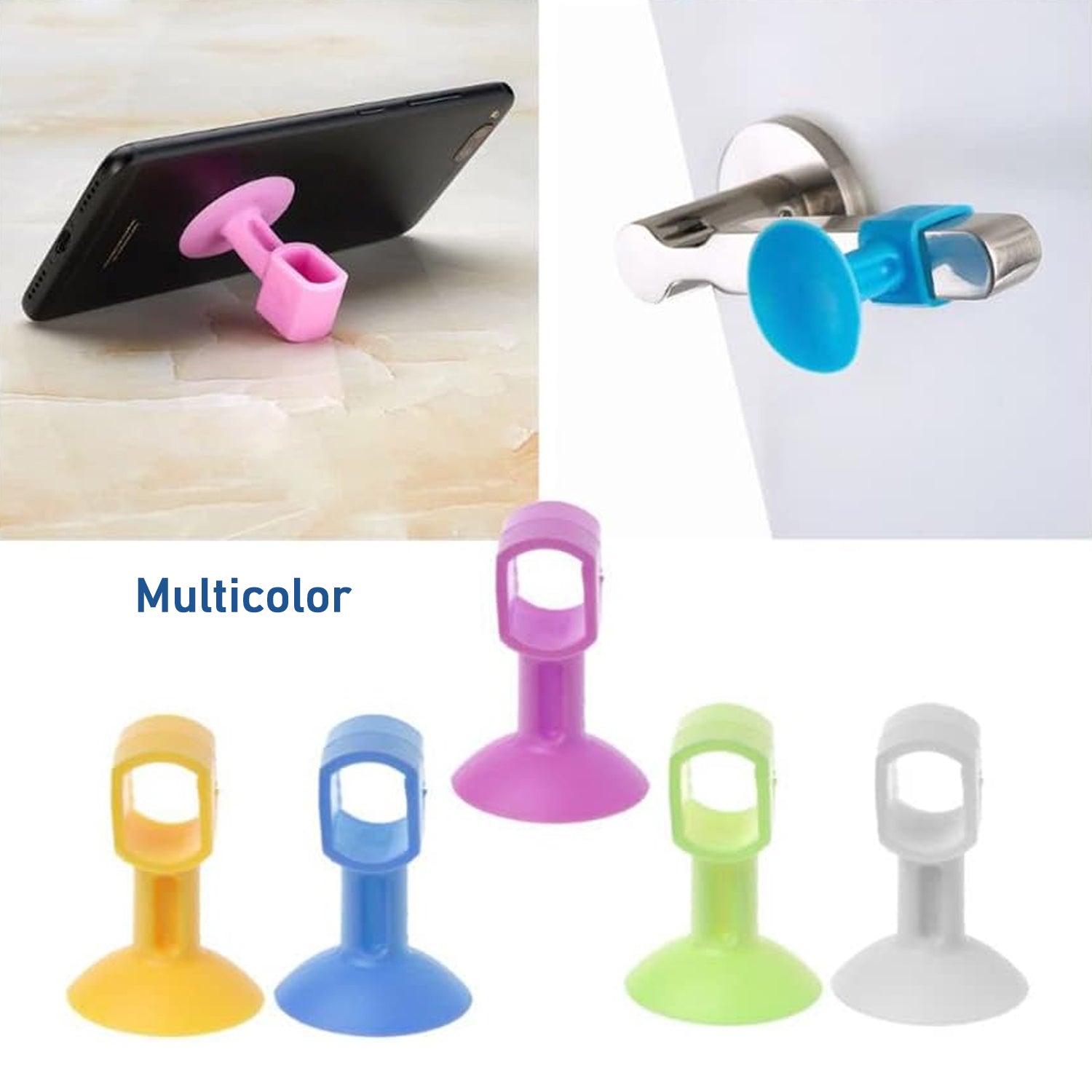 Self-Sucking Silicone Door Stopper (2 Pcs Set) Variety Bazaar