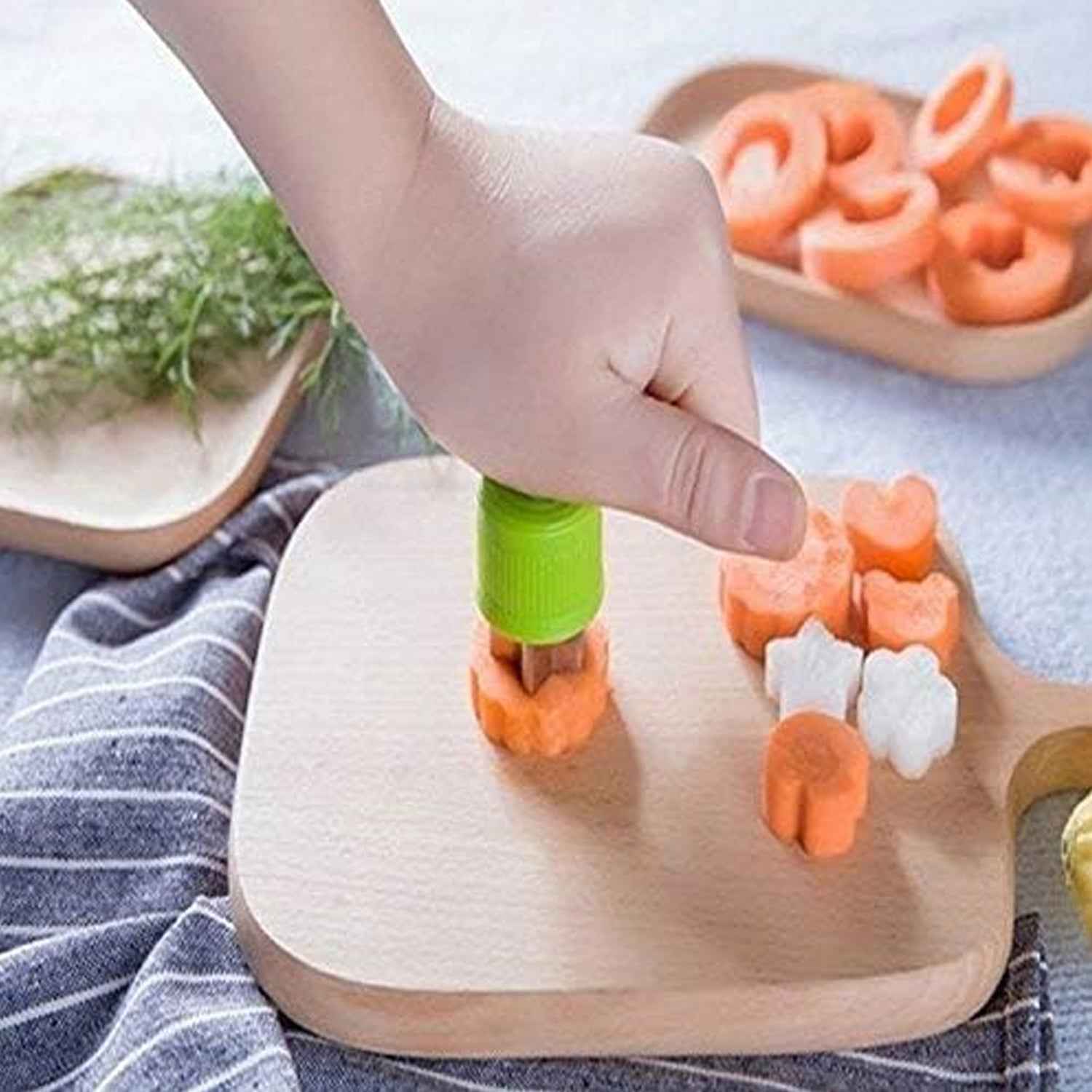 Stainless Steel Cookie Cutter Shapes Set Baking Cooking Food Decoration (12 Pcs Set)