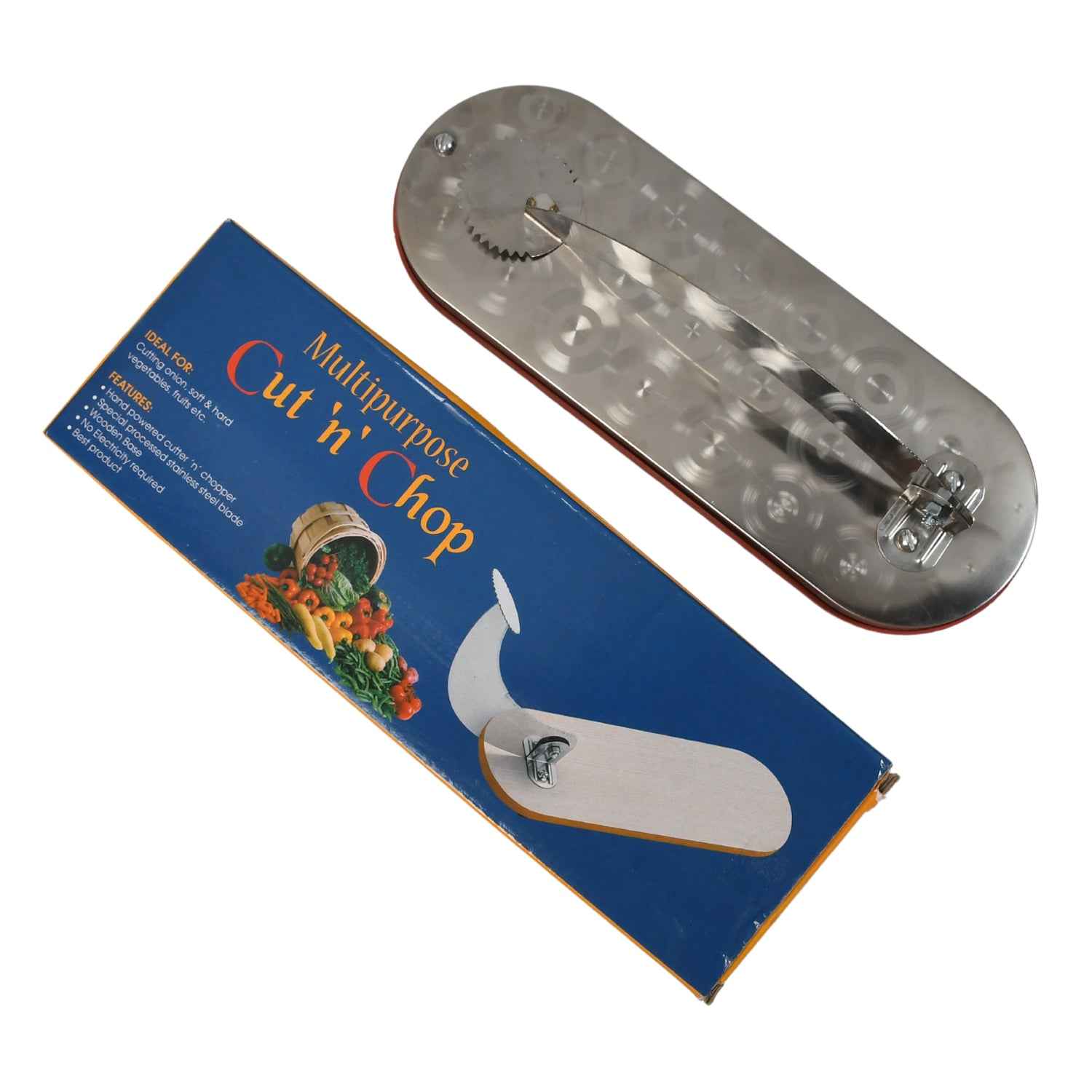 2841c Steel Vegetable Cutter Premium Quality Cutter For Fruit Vegetable Meat Cutting Use ( Color Box )