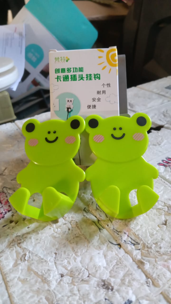 Plastic Adhesive Cable & Socket Holder – 2-Piece Set for Office, Home & Restaurant Variety Bazaar