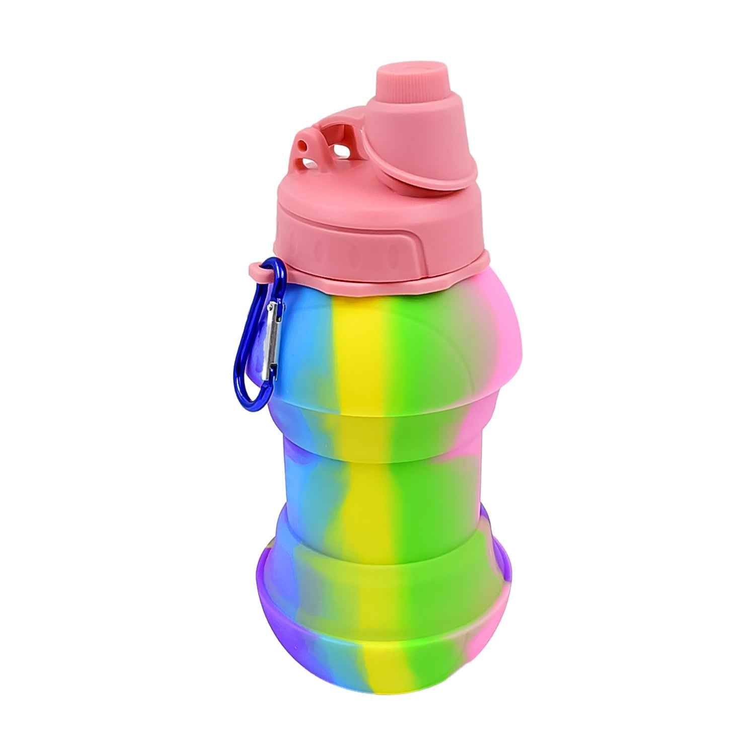 Flexible Collapsible Silicone Sports Water Bottle (260 Ml 20 Cm Folding)