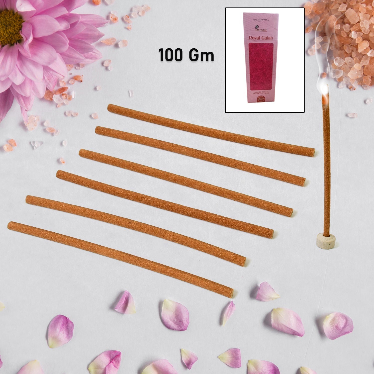 Premium Incense Sticks / Agarbatti (100 Gm / With Stand For Stick/ Mix Flavour) Variety Bazaar