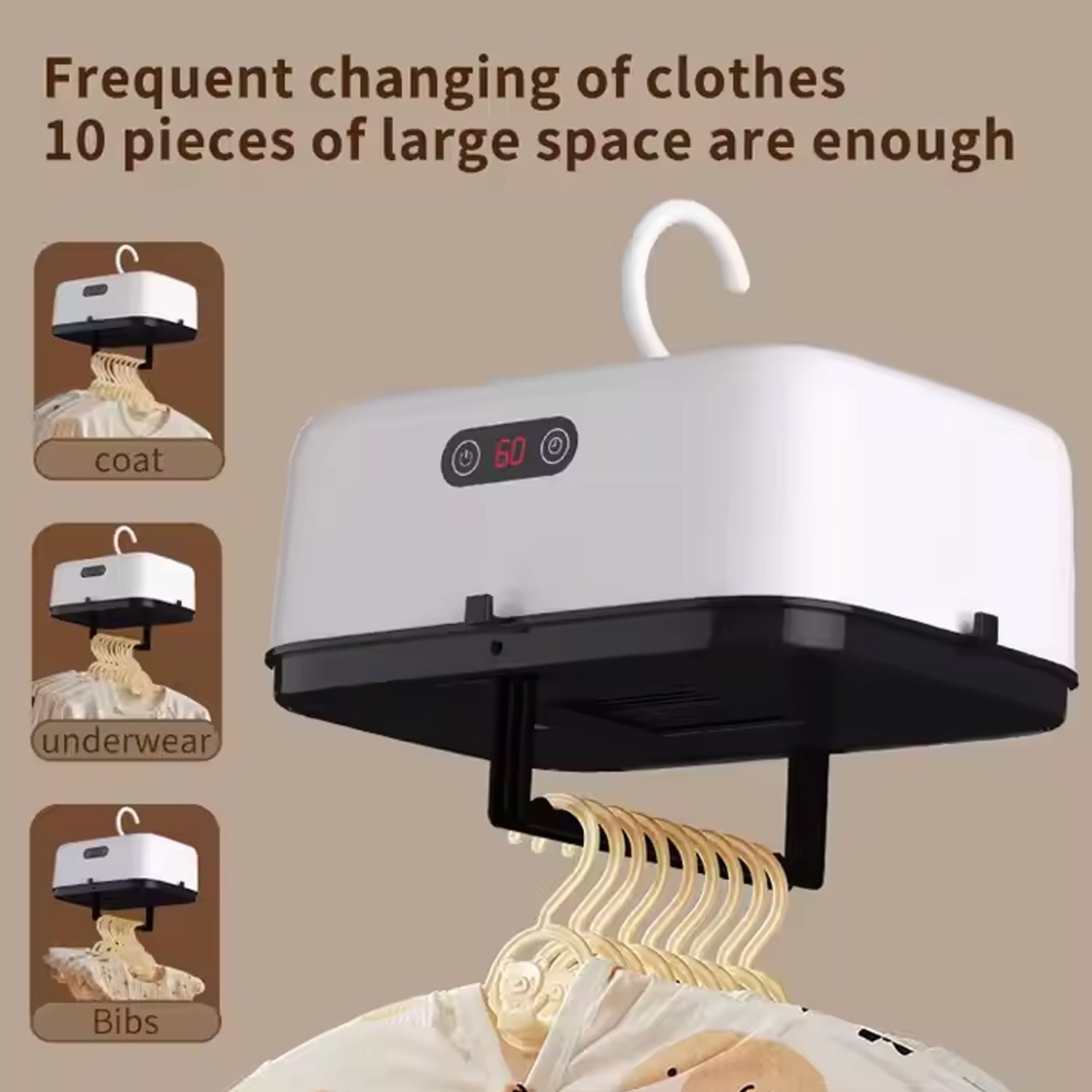 Portable Clothes Folding Dryer, Portable Dryer (1 Pc) Variety Bazaar