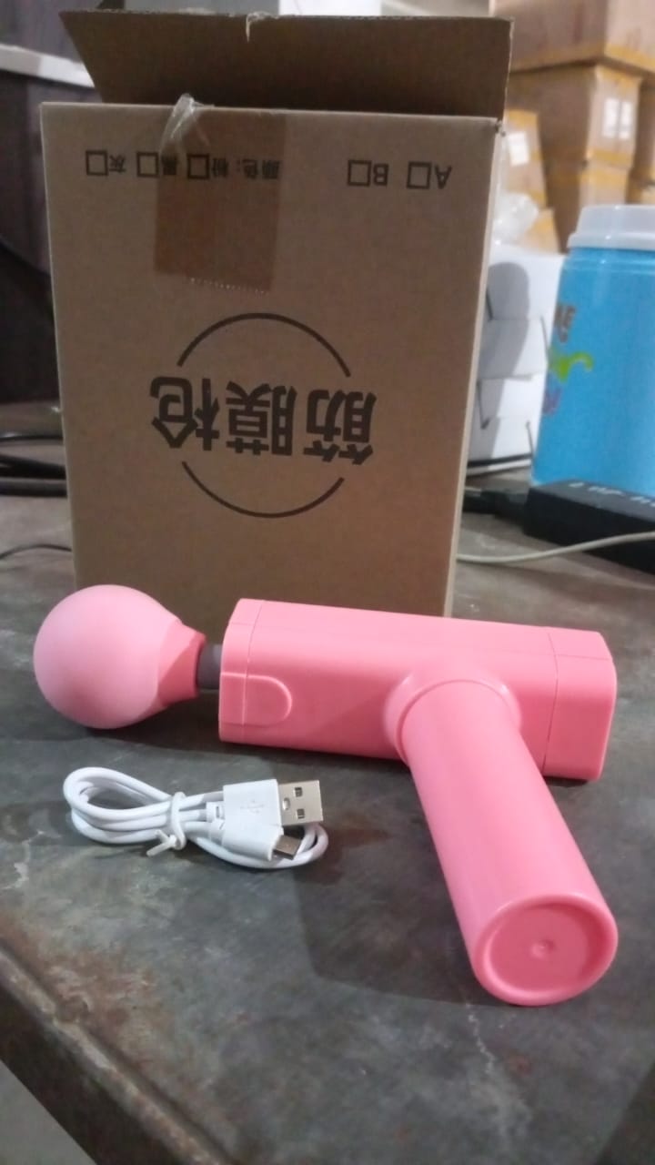 Massage Gun Deep Relax, Powerful Muscle Massager, USB Chargeable (1 Pc) Variety Bazaar