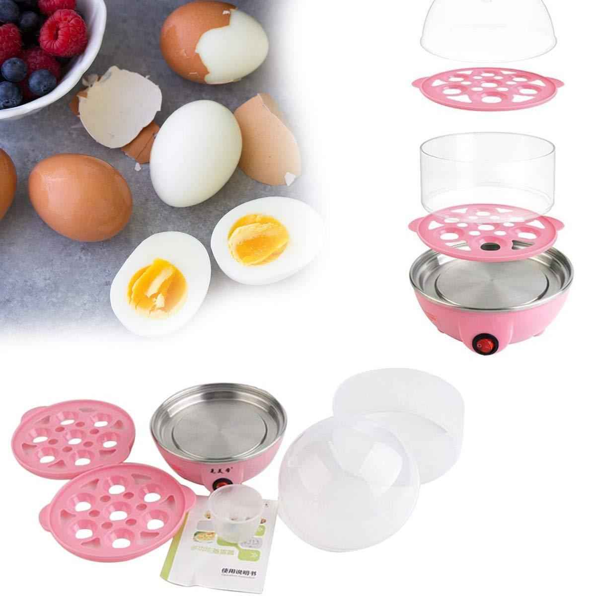 115 Multi-function 2 Layer 14 Egg Cooker Boilers Steamer