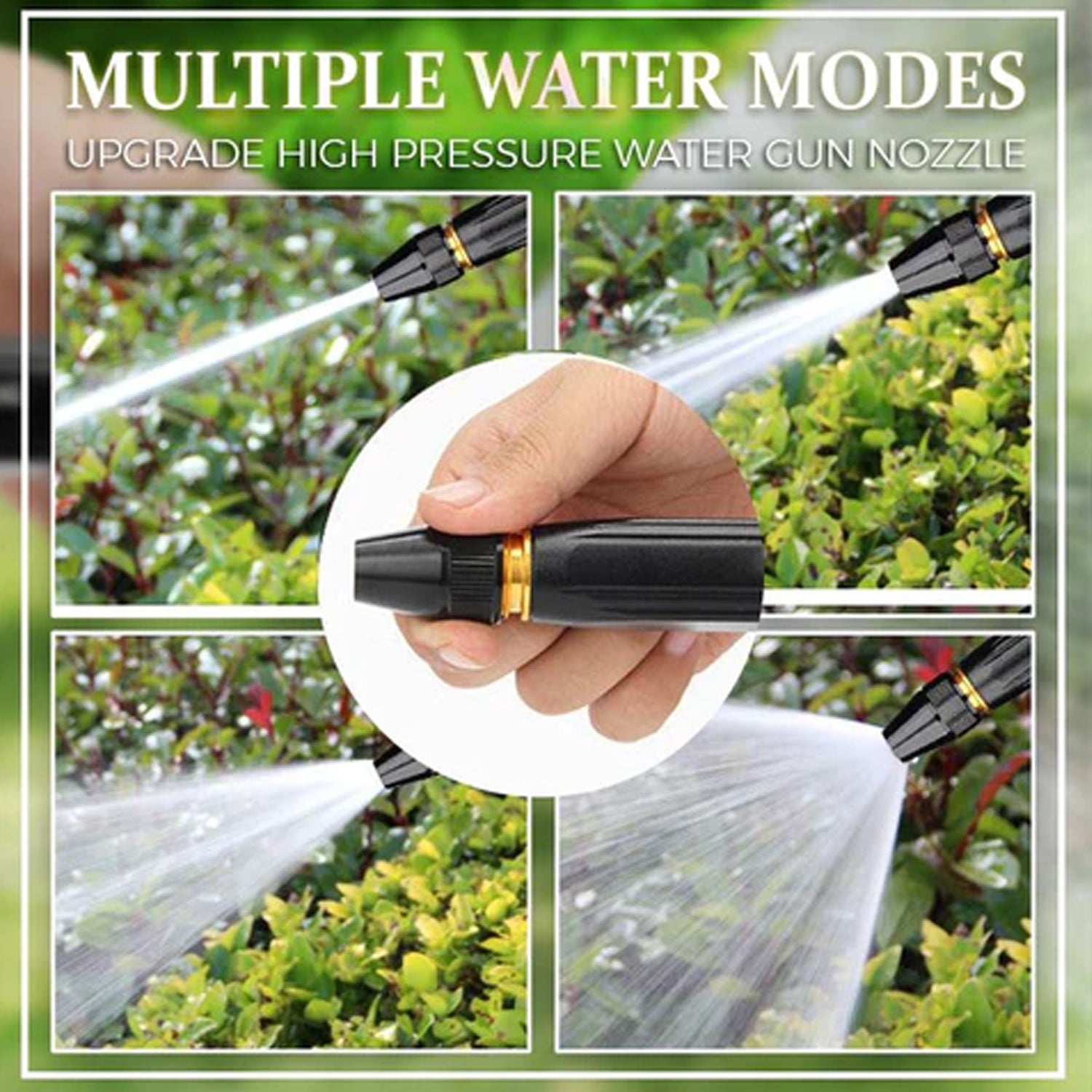 9090 High Pressure Water Gun Nozzle Car Wash Water Gun Nozzle Alloy Garden Nozzle Spray Gun Travel Sahayak