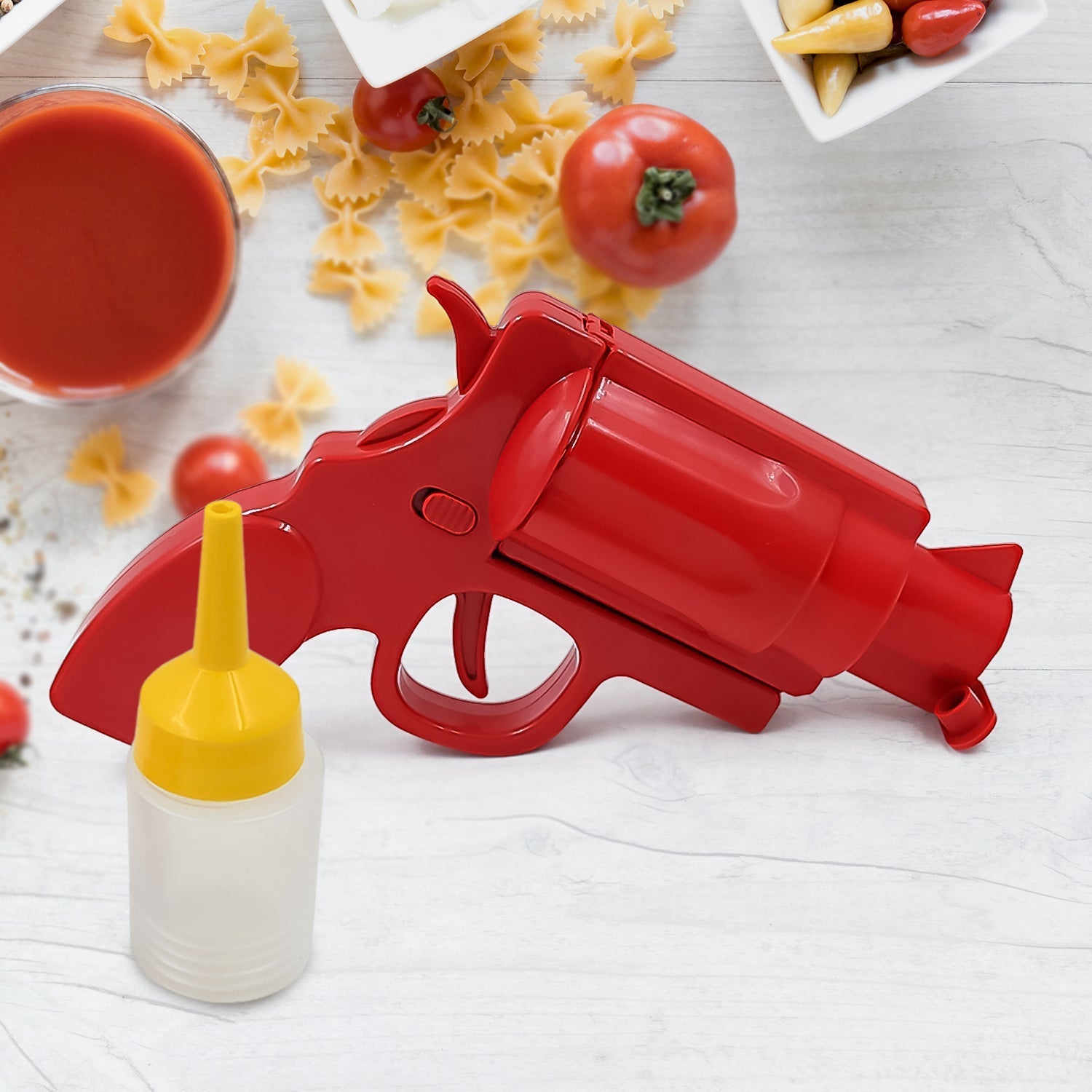 Ketchup Dispenser Mustard Bottle Gun (1 Pc) Variety Bazaar