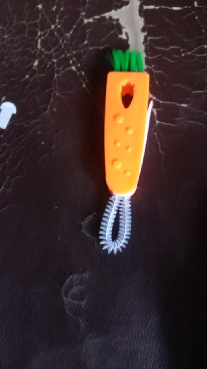 3-in-1 Multifunctional Cleaning Brush Set – Mini Bottle, Cup & Lid Cleaner (1 Pc) Variety Bazaar