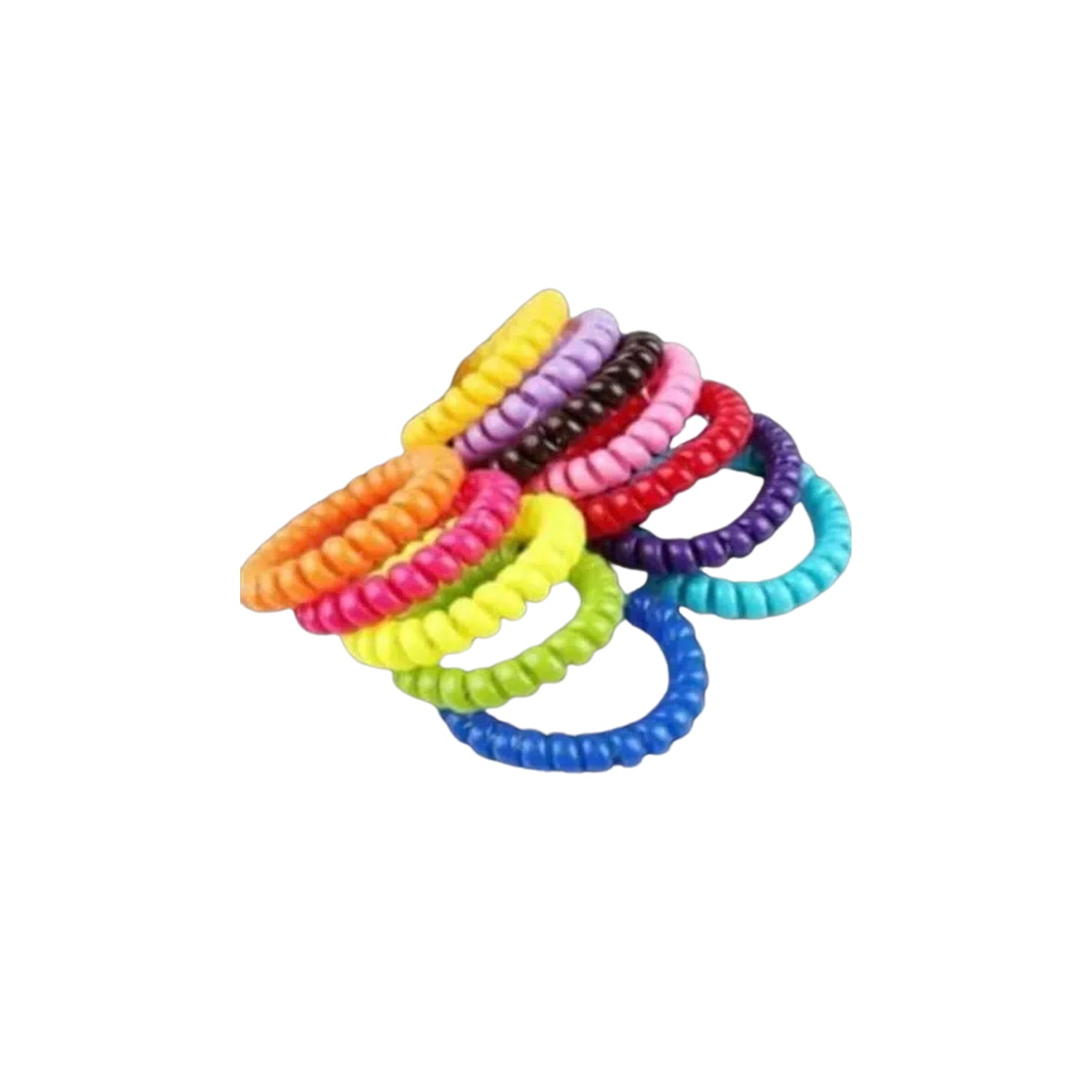 Telephone Wire Hair bands Pack of 100 Pcs, Hair accessories Variety Bazaar