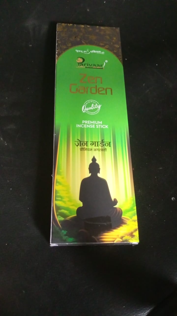 Zen Garden Premium Incense Sticks / Agarbatti (90 Gm / Stand not included) travel sahayak