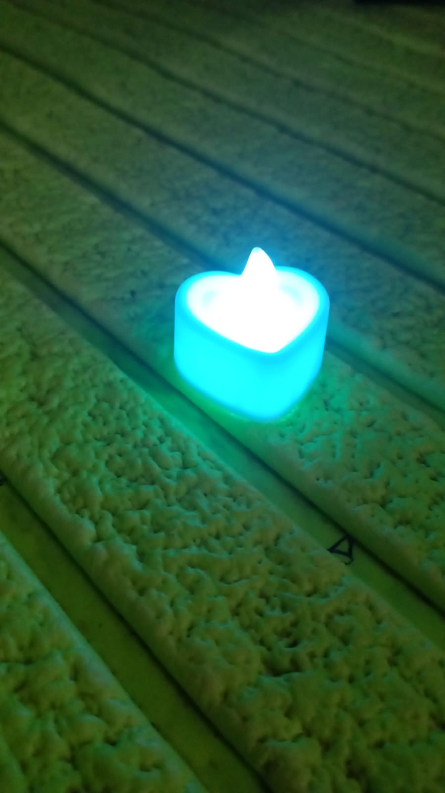 LED Tealights, Smokeless Plastic Decorative Candles (Pack Of 6 / Multicolor) travel sahayak