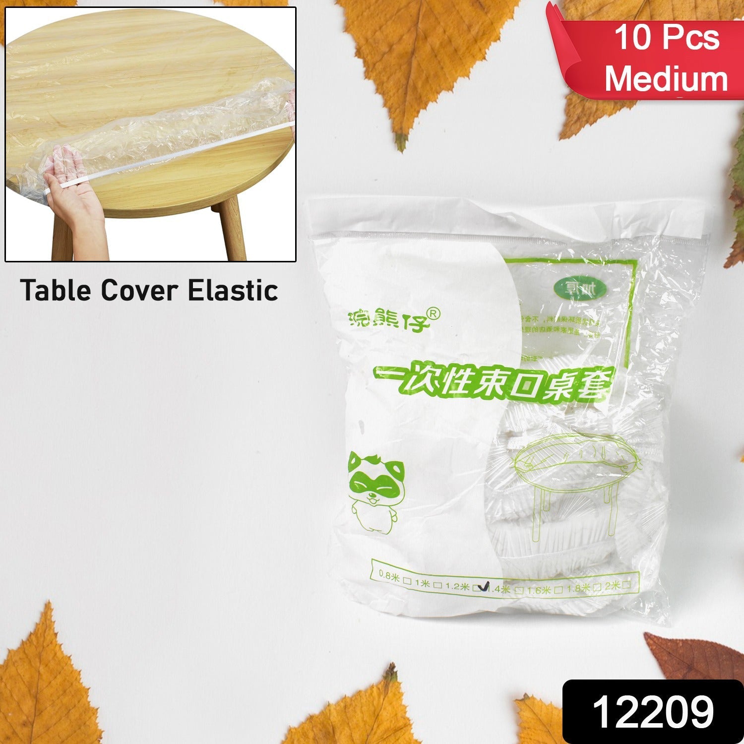 Medium Elastic Table Cover Bag, Table Protector Bag 1.4 Mtr. (10 Pcs Set) Variety Bazaar
