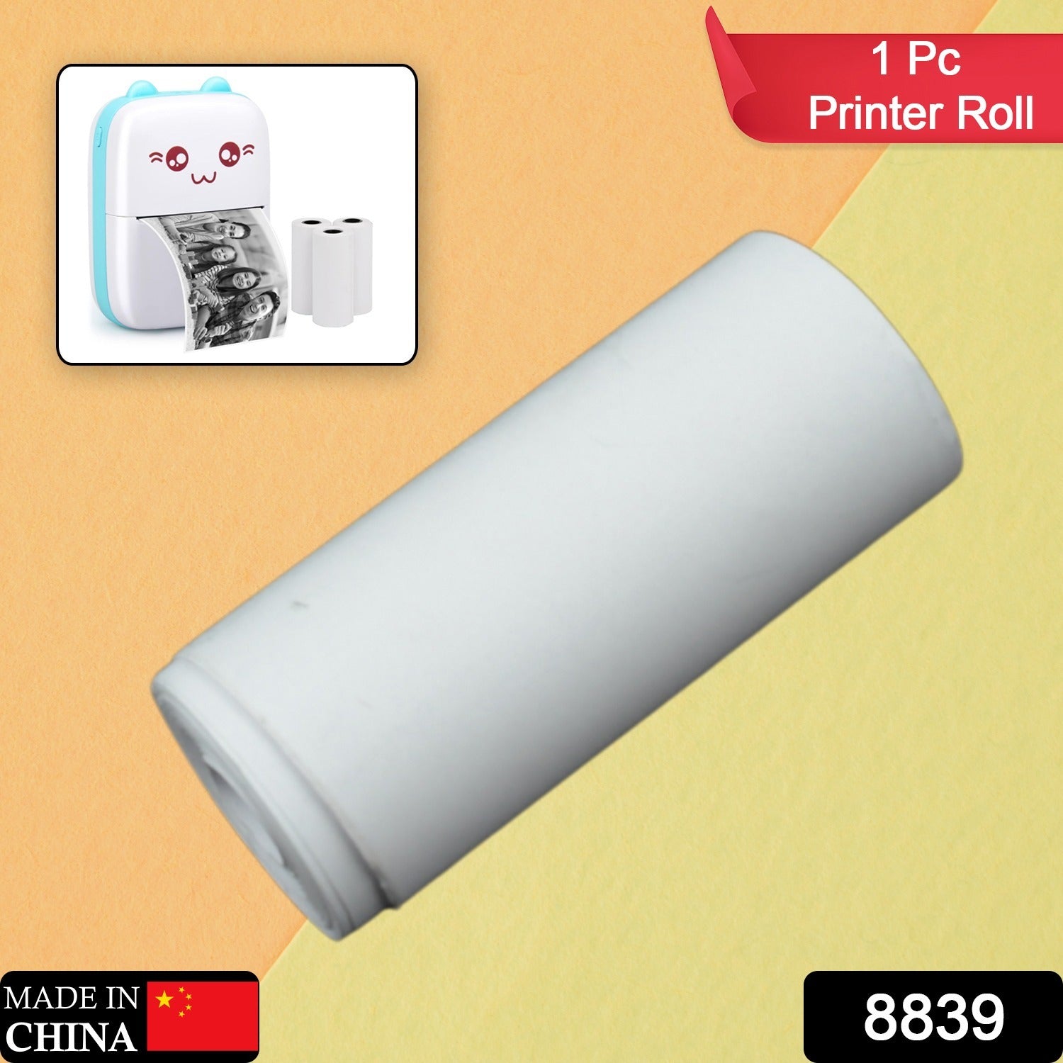 Thermal Printer Paper Roll – Aging Resistant, Fast Color, Portable (1 Pc / Printing Paper Roll) Variety Bazaar