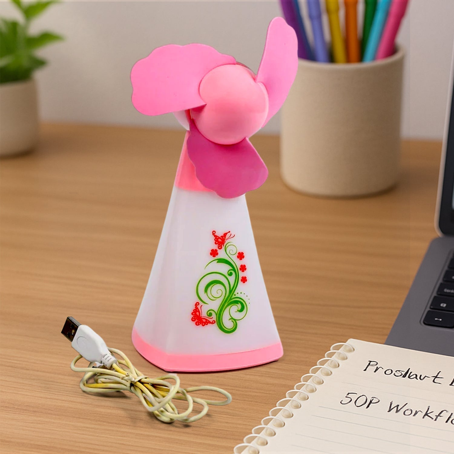 Portable USB Mini Fan for Office Desk Use Variety Bazaar