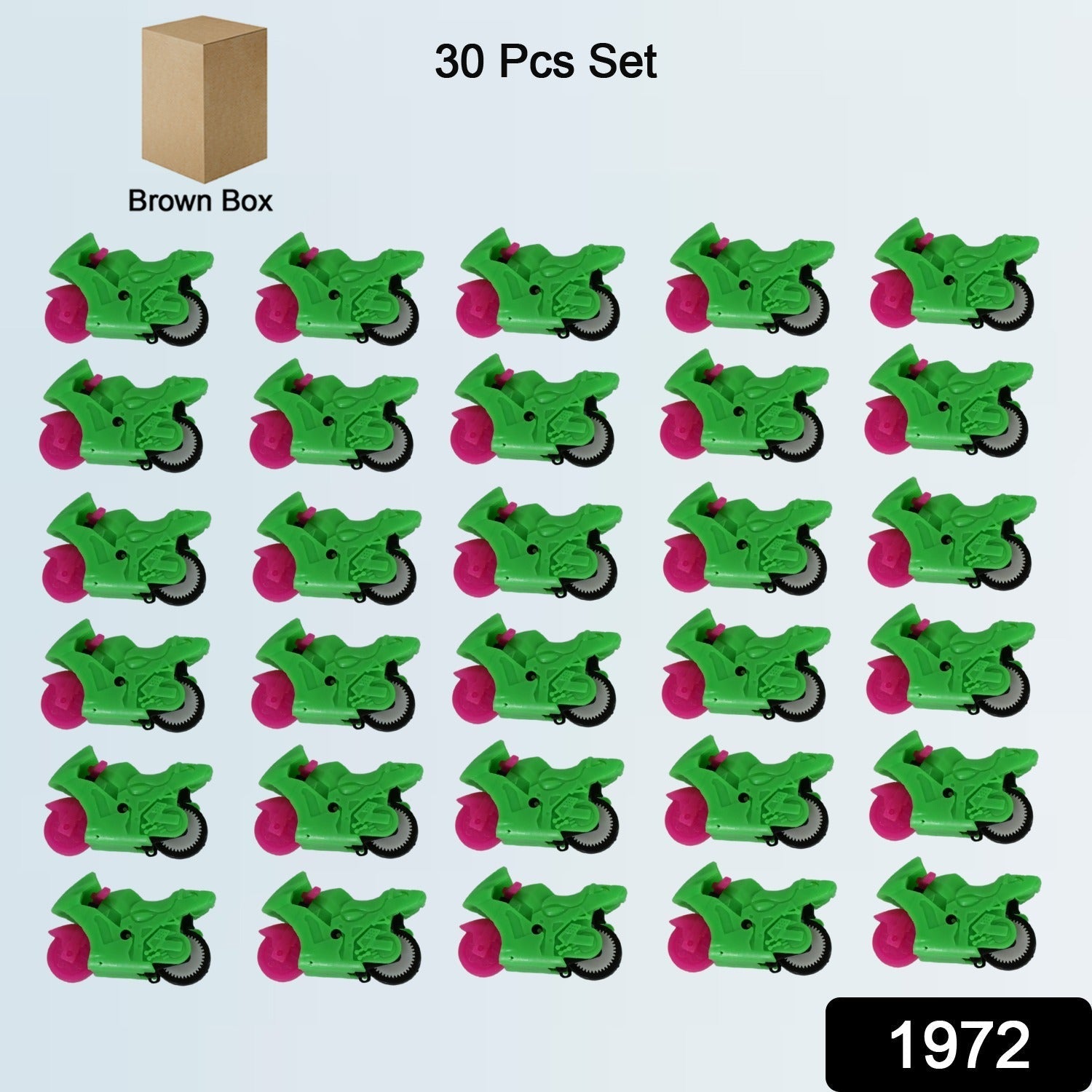 Pull Back Motorcycle Toys, Tiny Gift Latte Motorcycles Toy for Kids Boys Age 3-8 Year Old (30 Pcs Set) Variety Bazaar