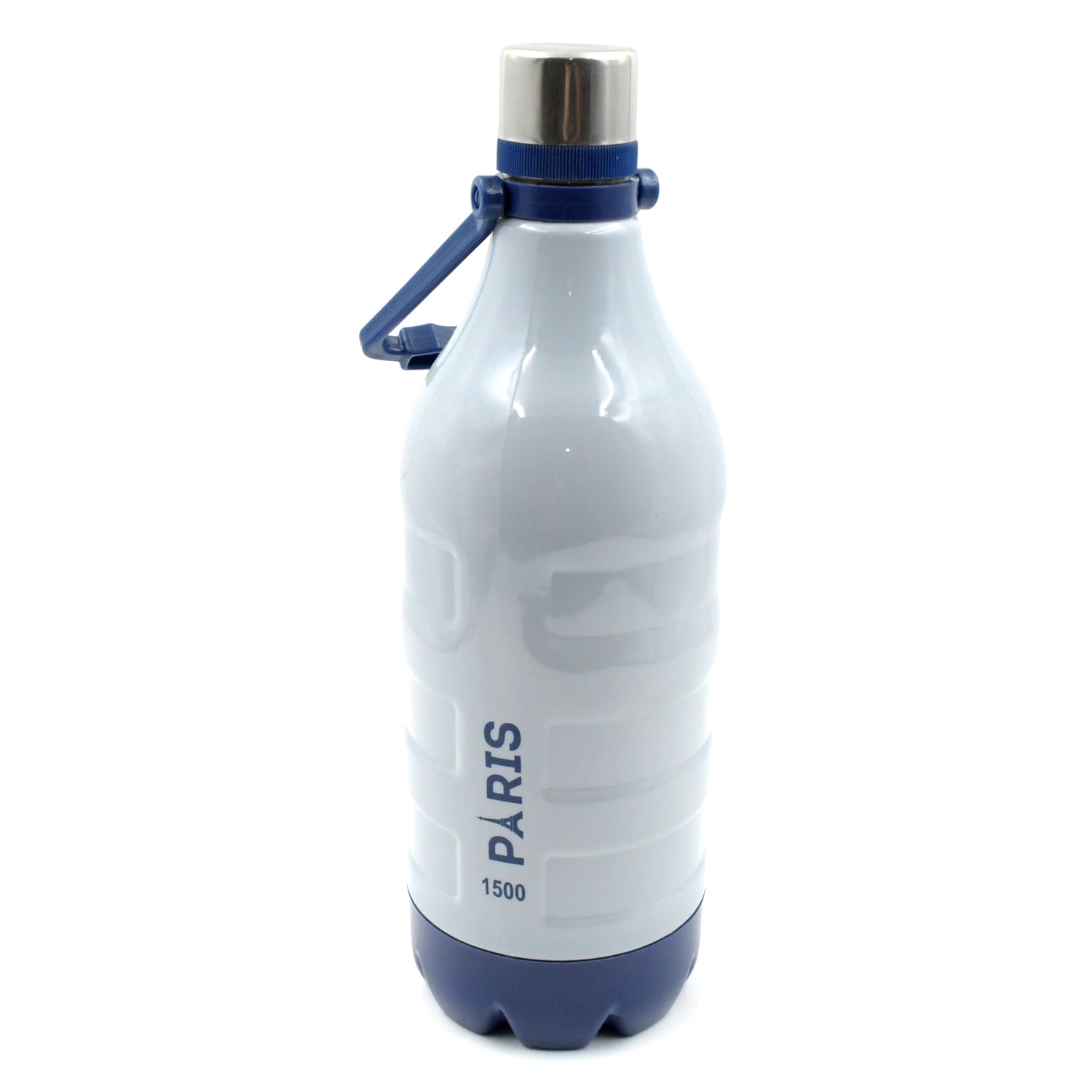 Insulated Water Bottle (1500ml: Leakproof, BPA-Free, Handle & Strap (Sports) Variety Bazaar