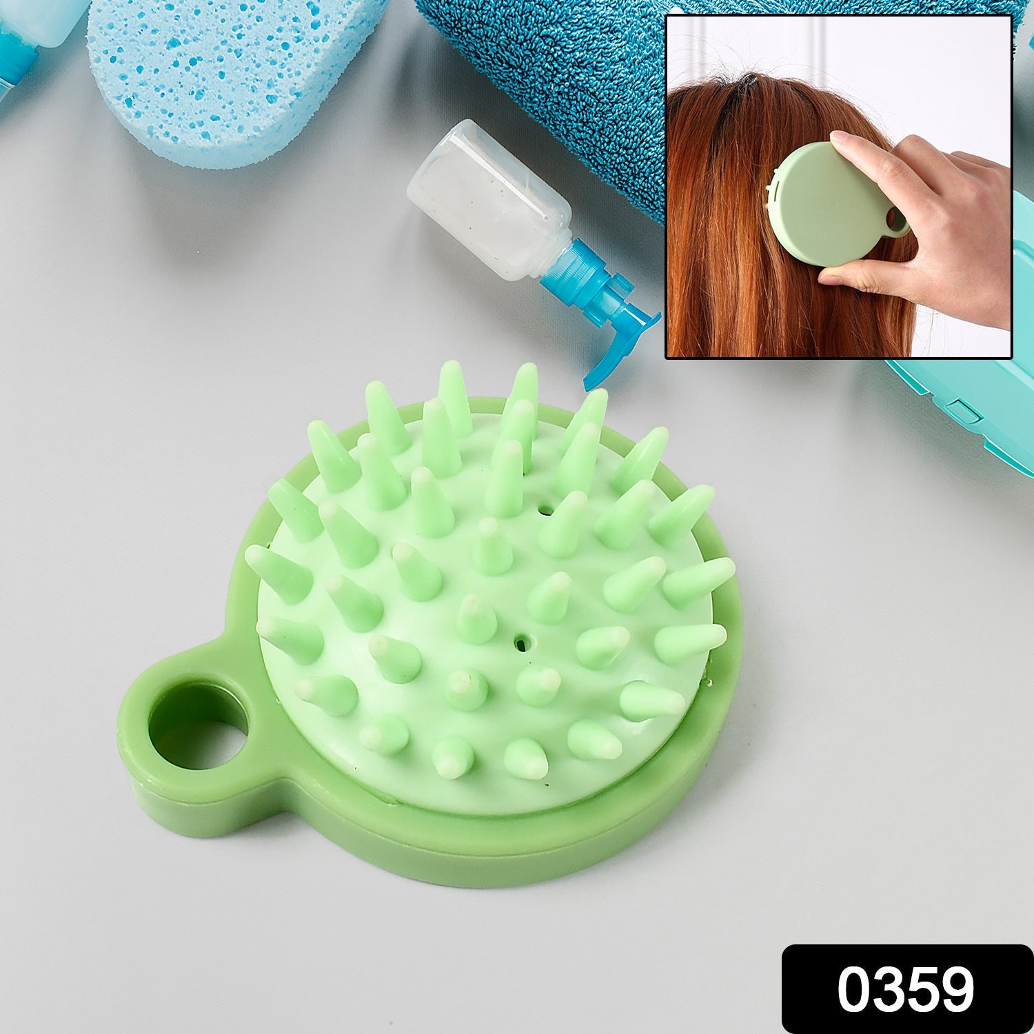 Portable Scalp Massage Comb – Shower & Hair Brush for Relaxing Shampoo Massage, Hair accessories Variety Bazaar
