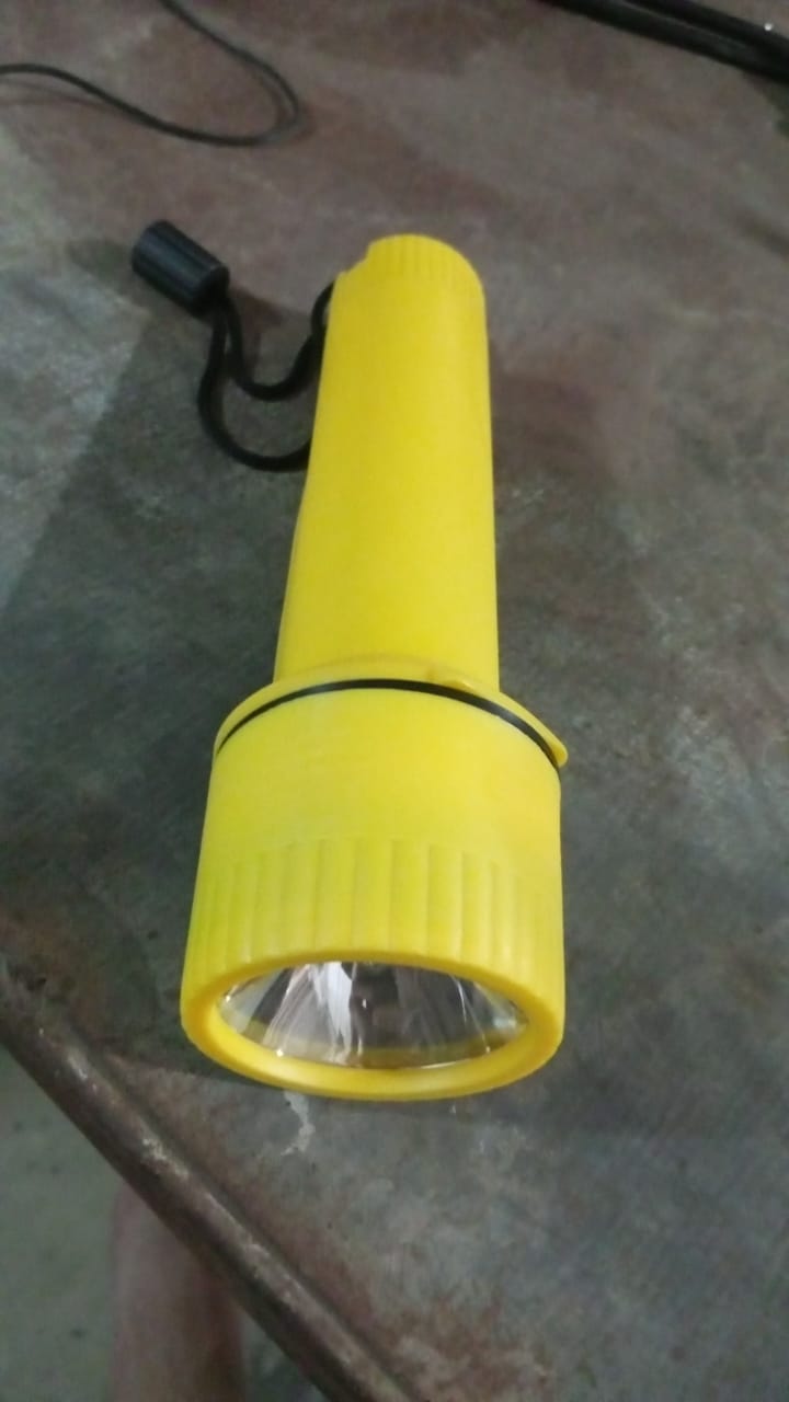 Big LED Flashlights / Torch Light, Battery operated (1 Pc / Battery not included) Variety Bazaar