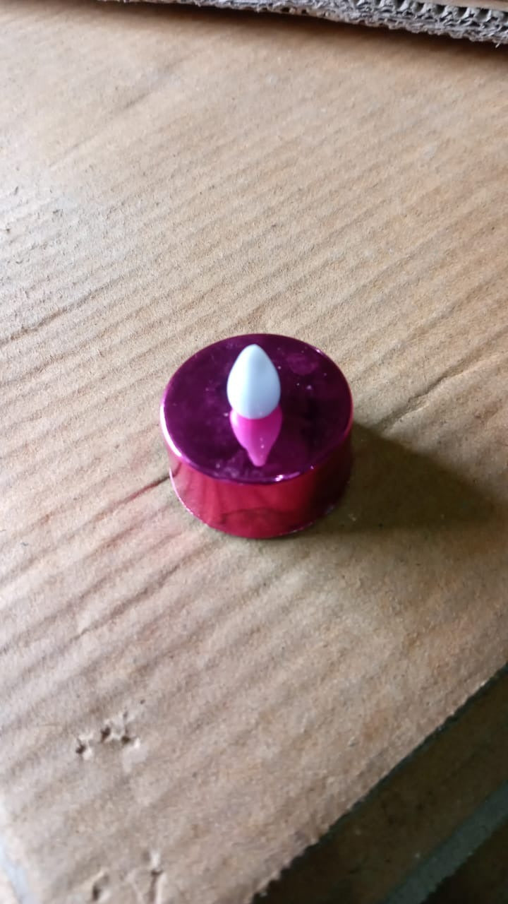 Electrical Candles Diya LED Tea Light (1 Pc / Multicolor) travel sahayak