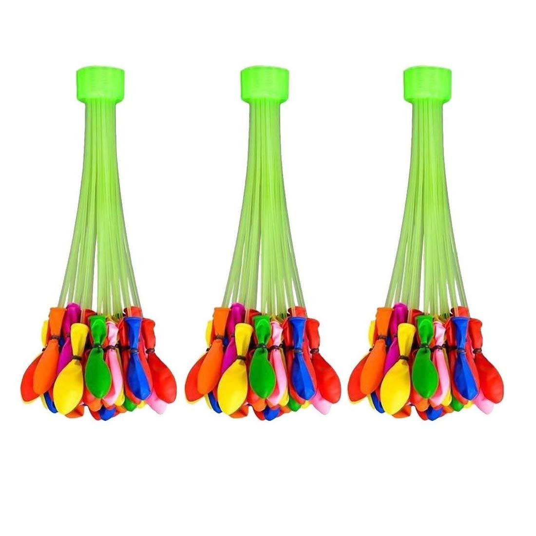 Holi Magic Water Balloons for Kids - 111 pcs (Multicolor) Variety Bazaar