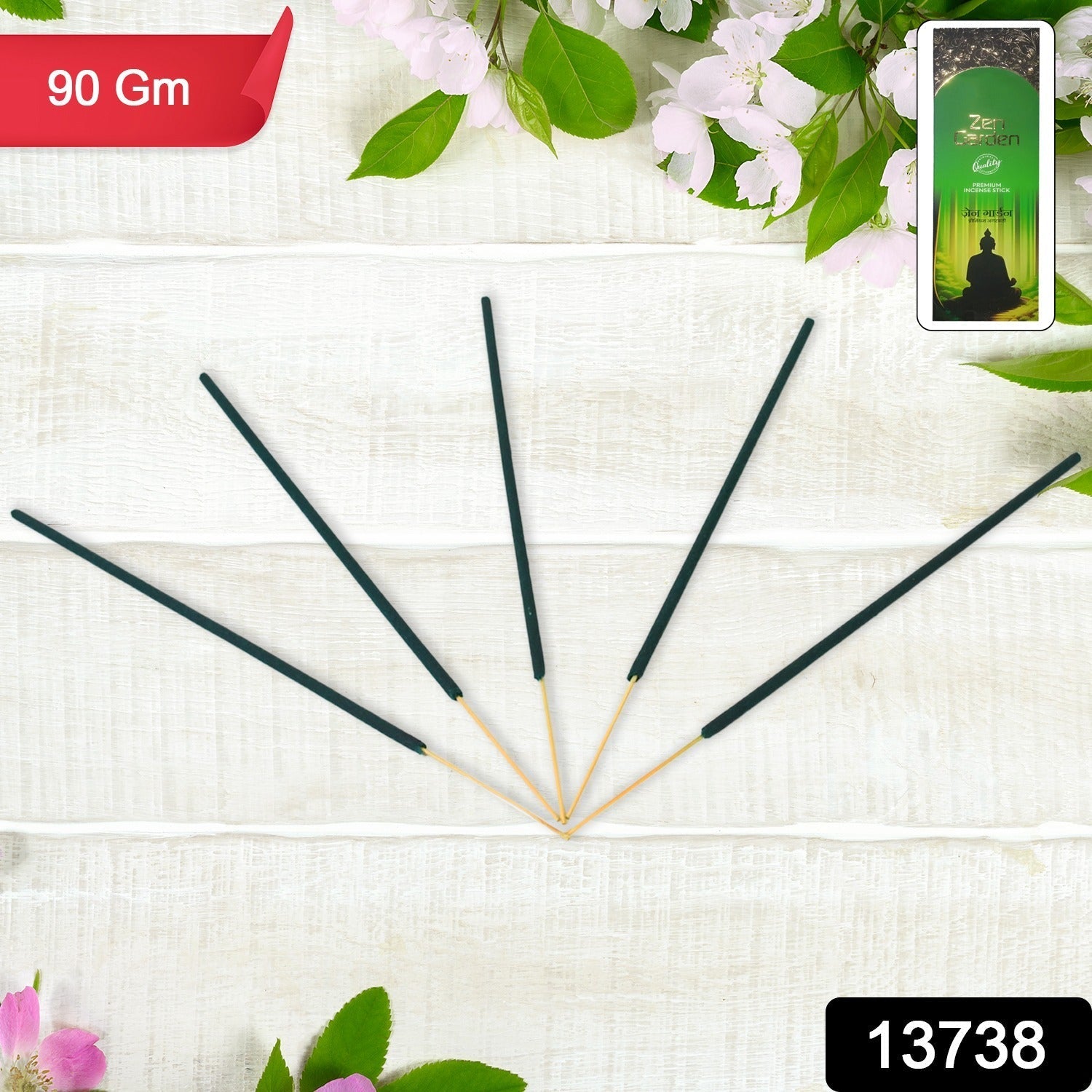 Zen Garden Premium Incense Sticks / Agarbatti (90 Gm / Stand not included) travel sahayak