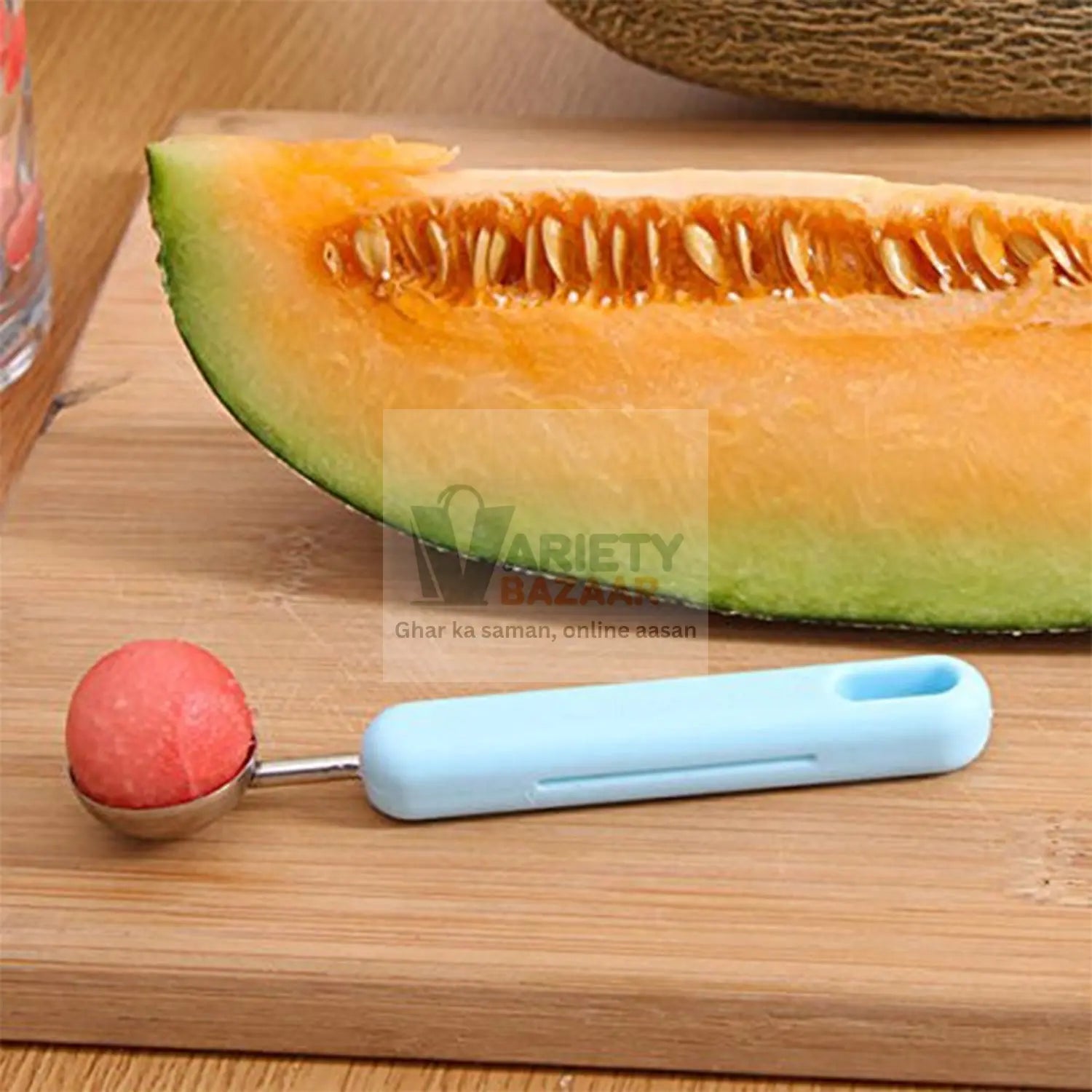2-in-1 Fruit Peeler & Baller for Avocado & Watermelon (1 Pc, Kitchen) Variety Bazaar