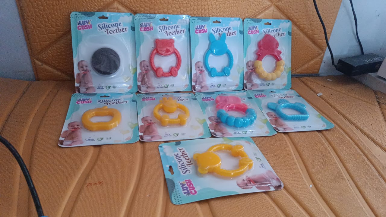 Silicone Baby Teething Toys (1 Pc / Mix Design) Variety Bazaar