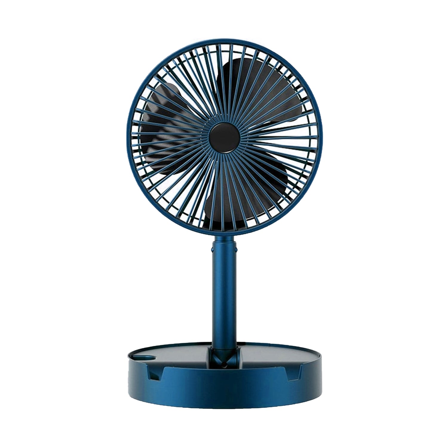 Telescopic Electric Desktop Fan, Height Adjustable, Foldable & Portable for Travel/Carry | Silent Table Top Personal Fan for Bedside, Office Table (Battery Not Include / Button Not included)) Variety Bazaar