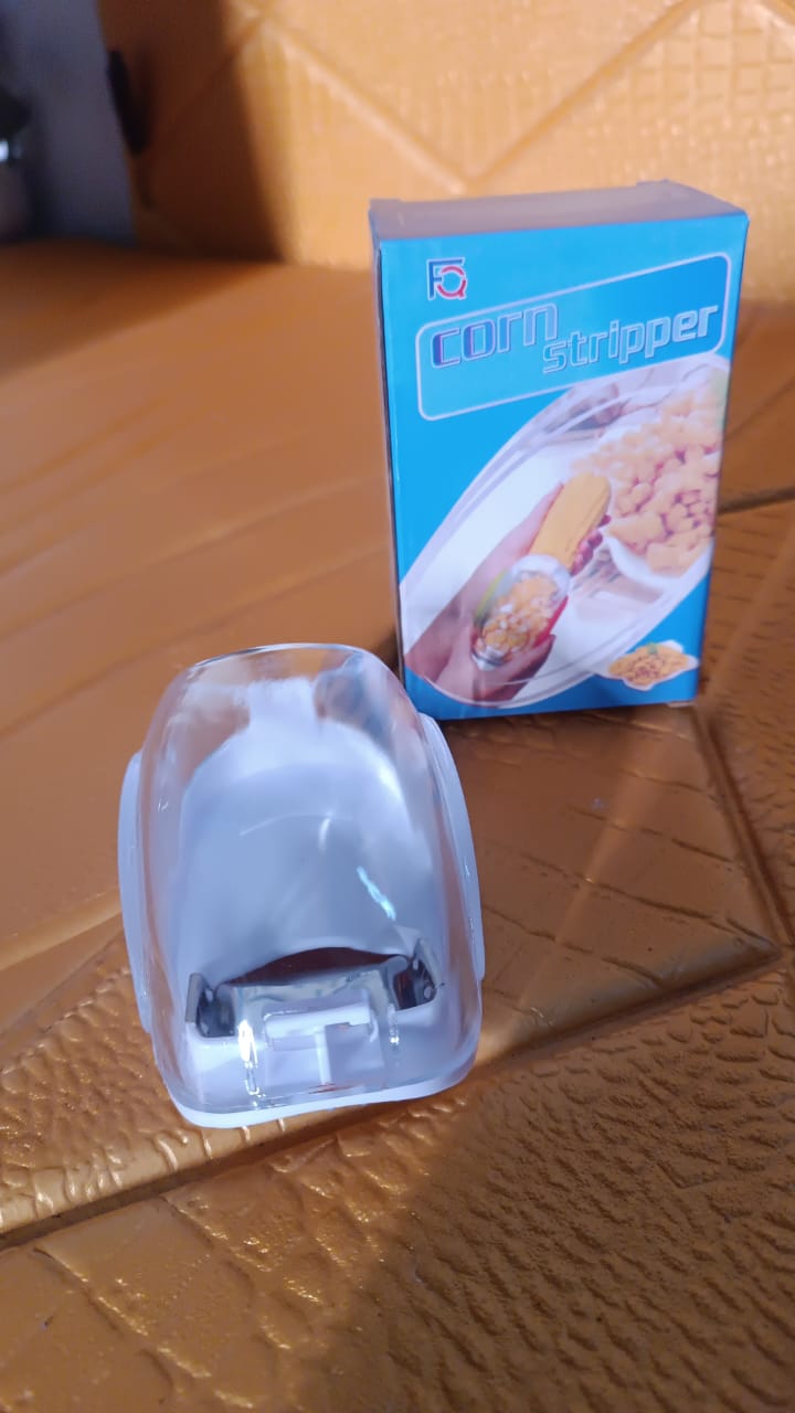 Magic Plastic with Steel Blades Corn Remover Kernel Stripper (1 Pc) Variety Bazaar