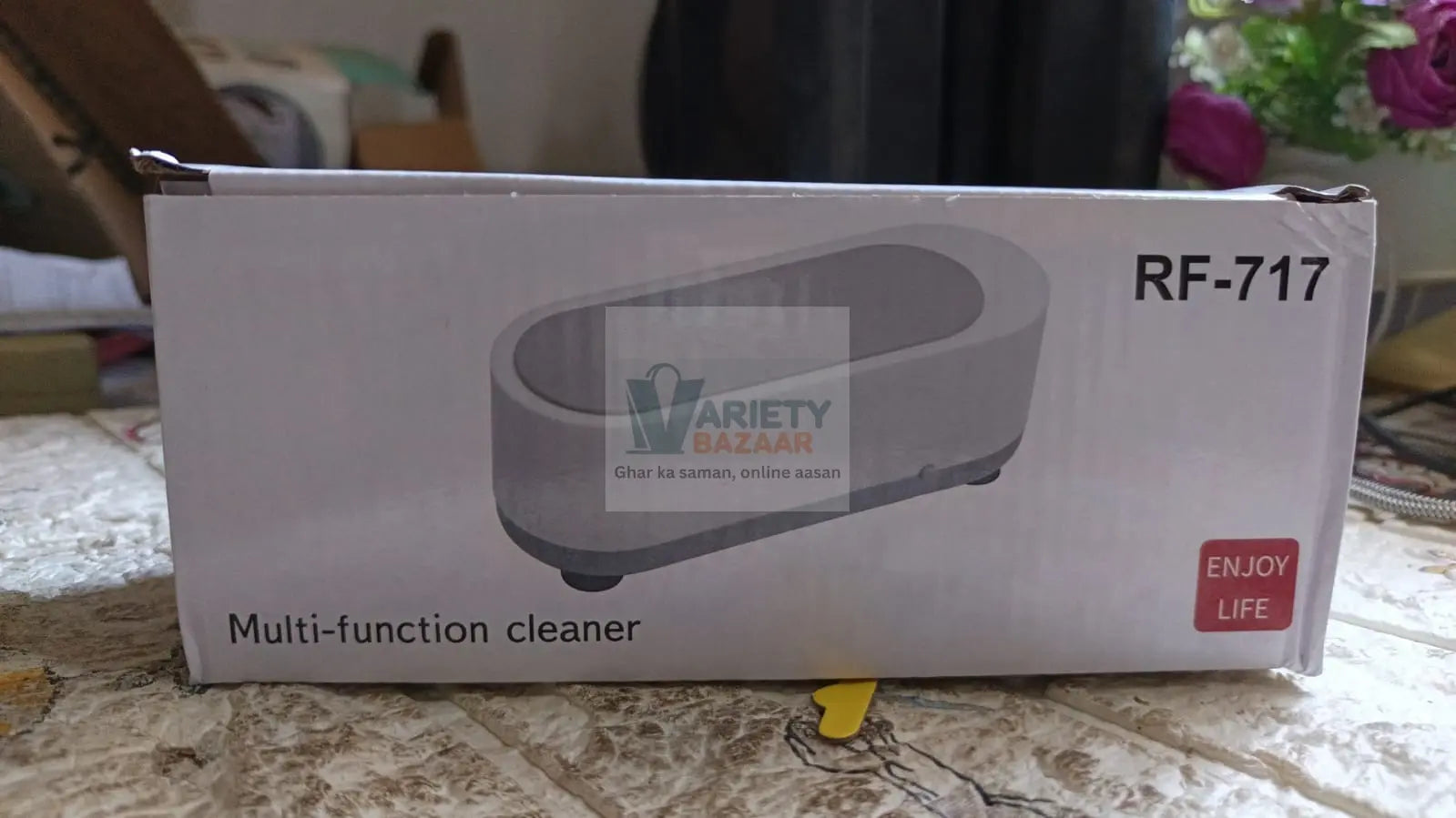 12670 Ultrasonic Jewllery, Cleaner, Ultrasonic Cleaning Machine, Portable jewellery Cleaning Mchine For Jewellery, Ring, Silver, Retainer, Glasses, Watches, Coins, High Frequency Vibration Machine (Battery Not Included) Travel Sahayak