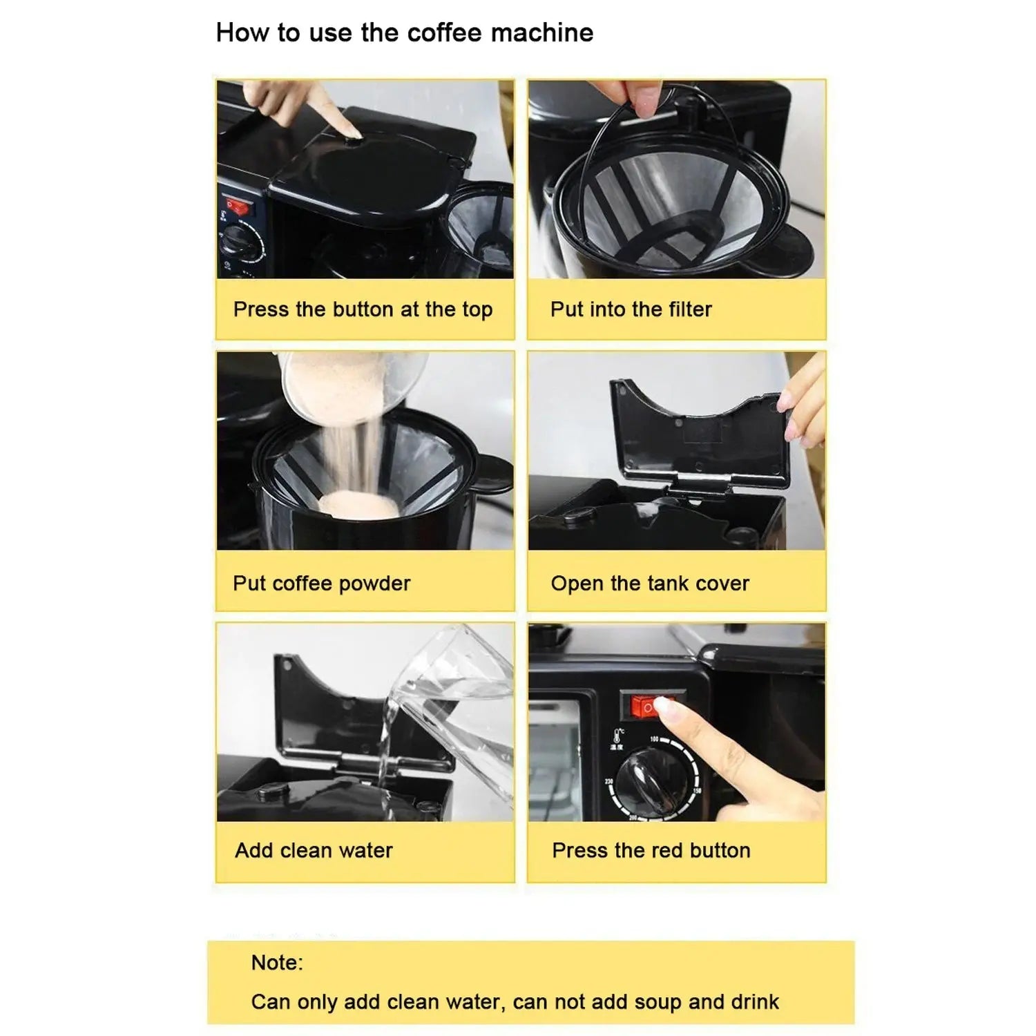 2788 3 in 1 Breakfast Maker Portable Toaster Oven, Grill Pan & Coffee Maker Full Breakfast Ready at One Go Travel Sahayak