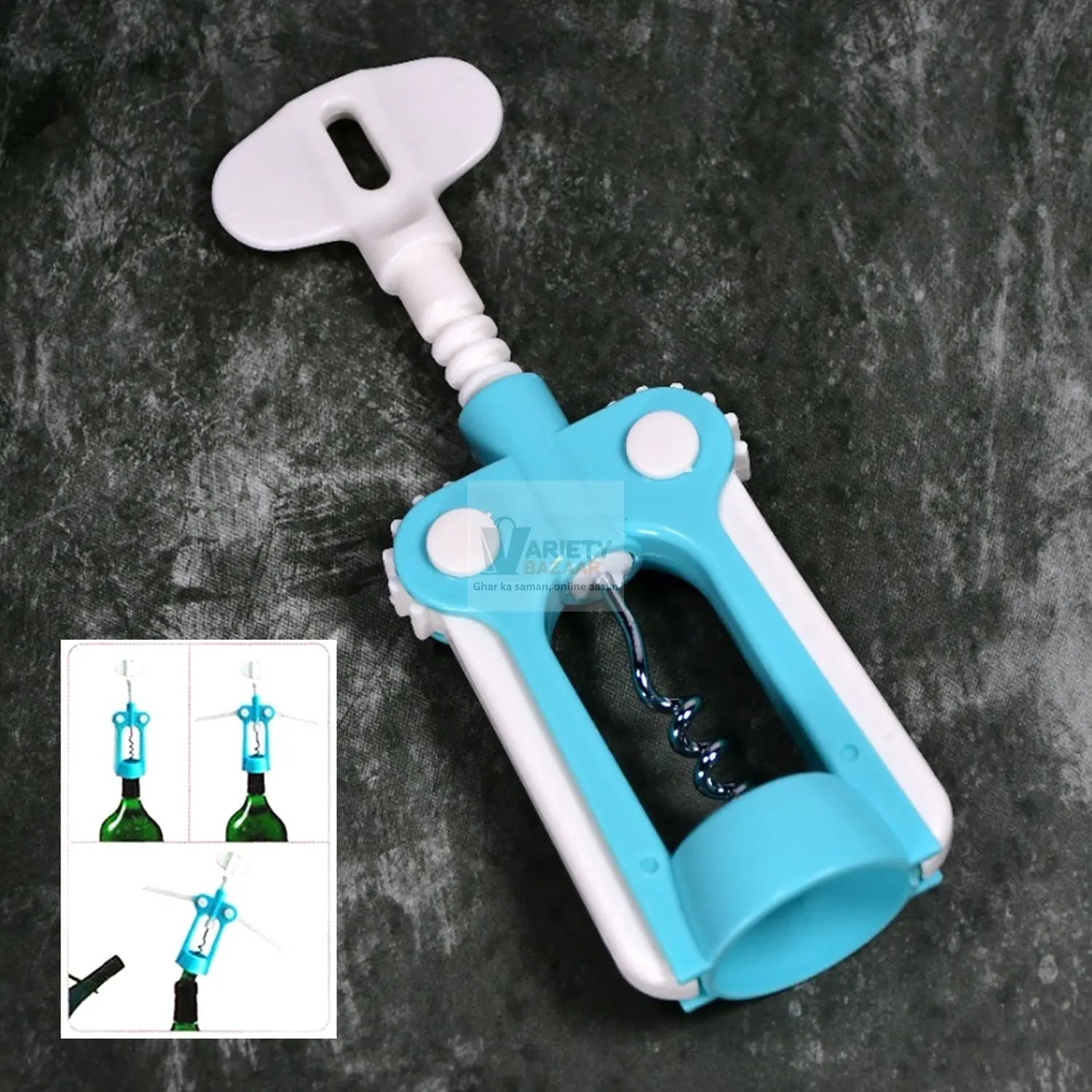 2816 Waiter Wine Corkscrew Bottle Beer Cap Opener for Restaurants Bar Home Travel Sahayak