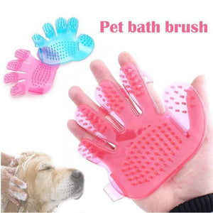 Rubber Pet Cleaning Massaging Grooming Glove Brush Variety Bazaar