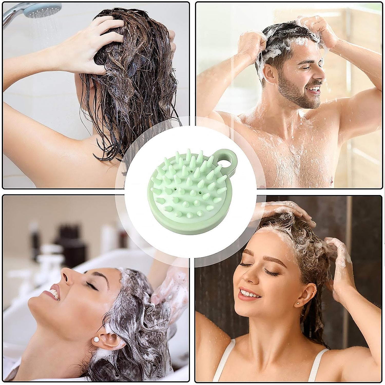 Portable Scalp Massage Comb – Shower & Hair Brush for Relaxing Shampoo Massage, Hair accessories Variety Bazaar